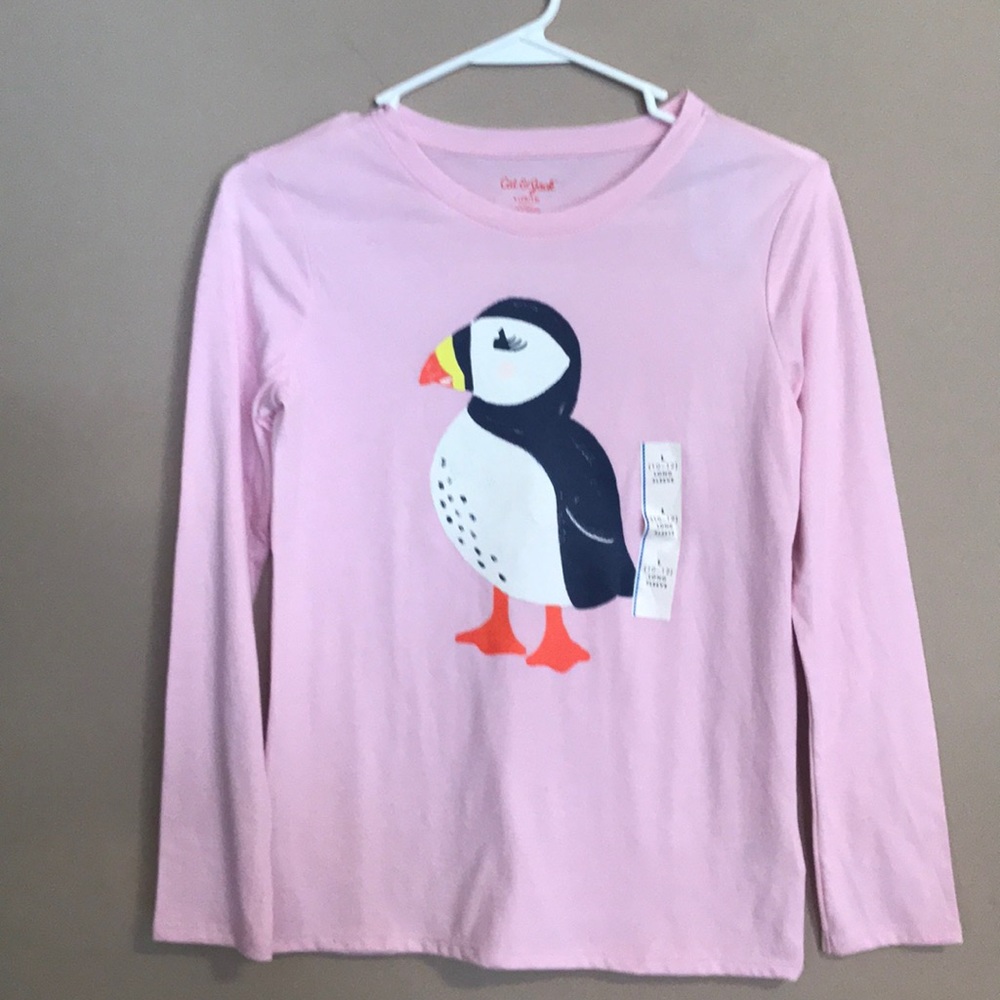 NWT Cat & Jack Toucan Long Sleeve Shirt -L